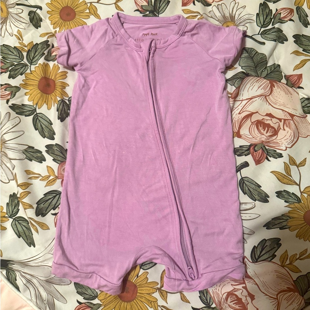 Little Sleepies Orchid Shorty size 3-6m